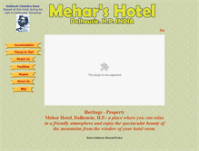 Tablet Screenshot of meharhotel.com